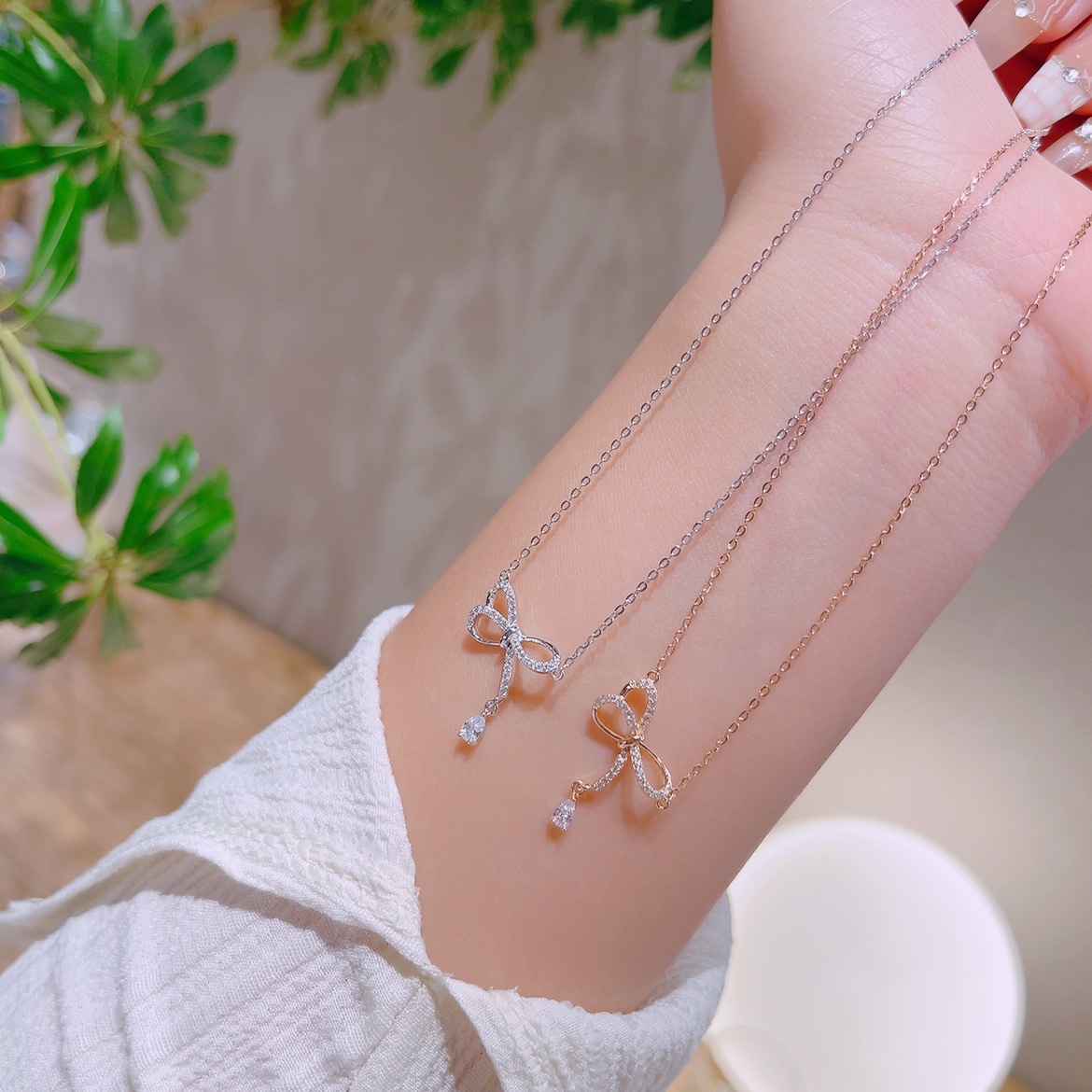 Fine Silver Necklace Unique Confession Gold