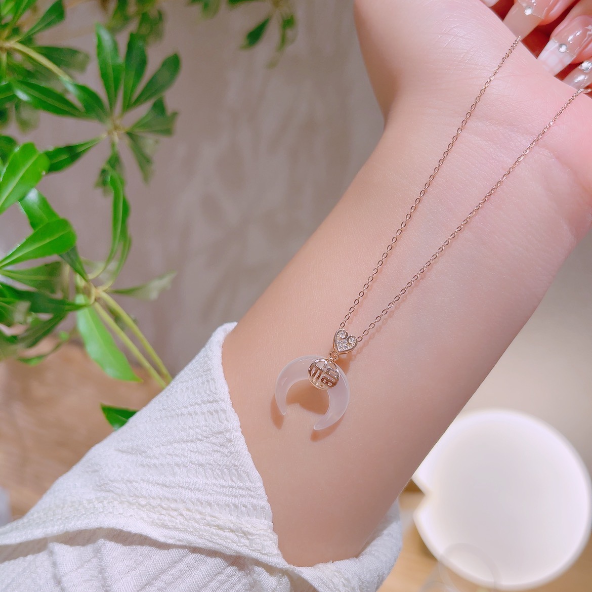 さわやか系925シルバーネックレスシルバー 年次パーティー