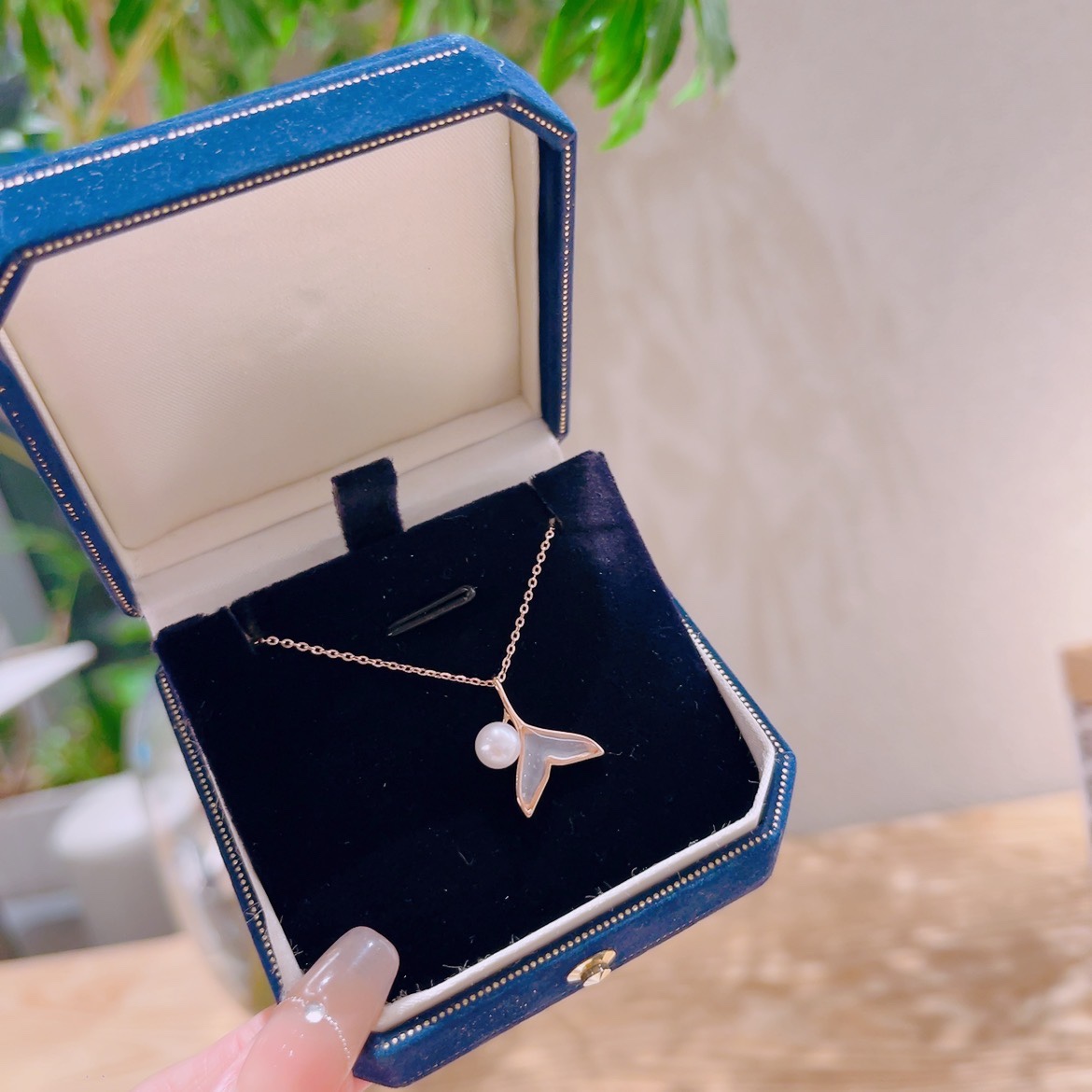 Hypoallergenes Silber Kette Wald Frühlingsfest Gold