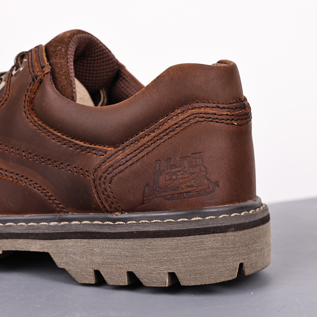 CAT FOOTWEAR/ CAT P72165 Cat workwear casual retro style brown round head low top