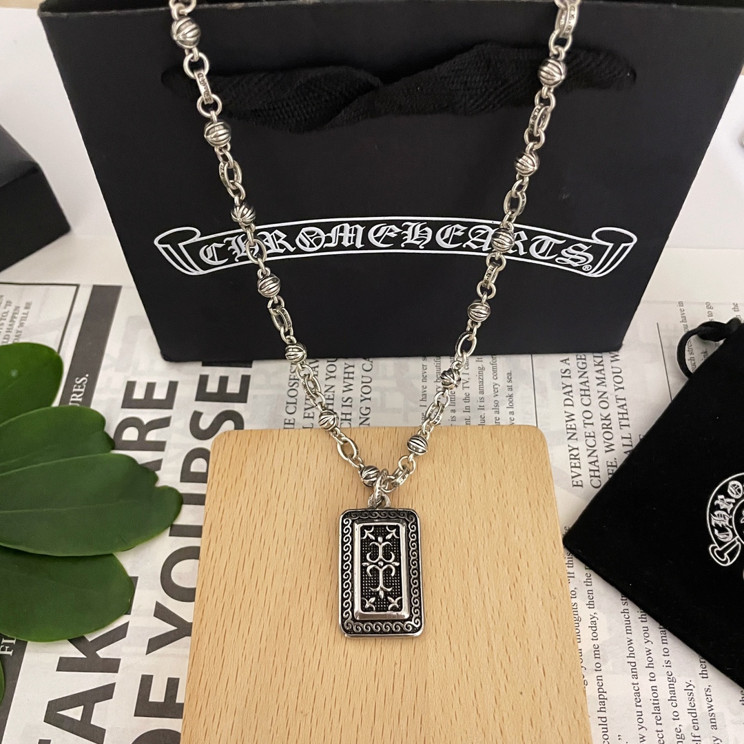 Chrome Hearts Jewelry Necklaces & Pendants Grey Unisex Vintage