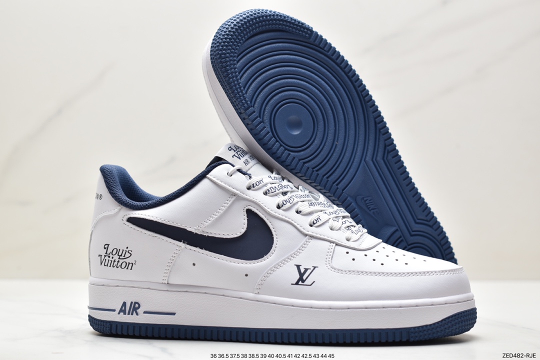 260 Nike Air Force 1 Low '07 “米灰紫”萨克拉门托国王队城市限定低帮空军一号休闲板鞋 LV1898-831