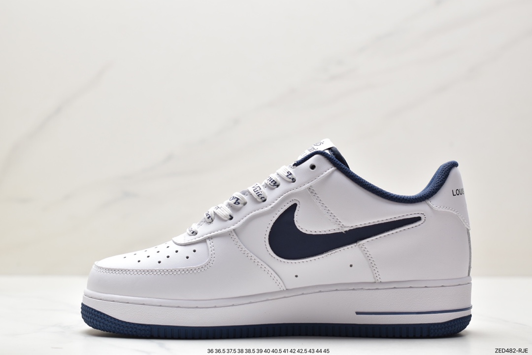 260 Nike Air Force 1 Low '07 “米灰紫”萨克拉门托国王队城市限定低帮空军一号休闲板鞋 LV1898-831