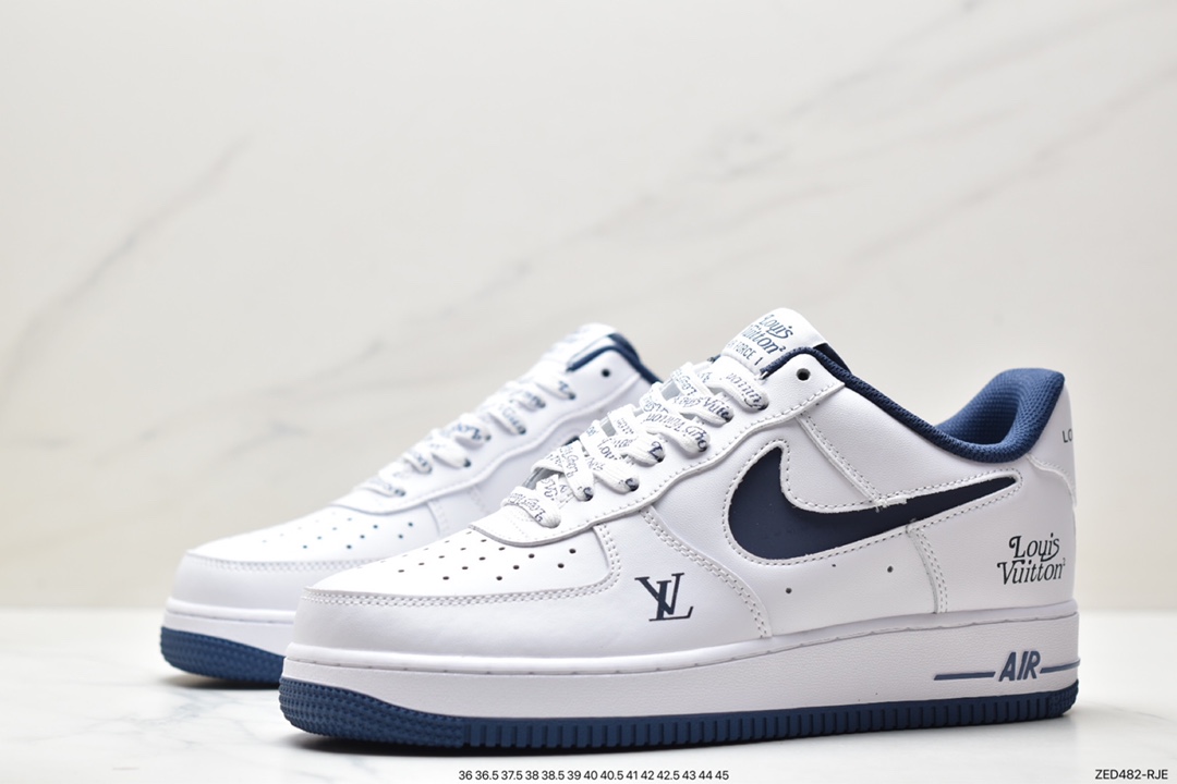 260 Nike Air Force 1 Low '07 “米灰紫”萨克拉门托国王队城市限定低帮空军一号休闲板鞋 LV1898-831