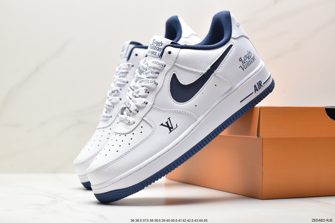 260 Nike Air Force 1 Low '07 “米灰紫”萨克拉门托国王队城市限定低帮空军一号休闲板鞋 LV1898-831