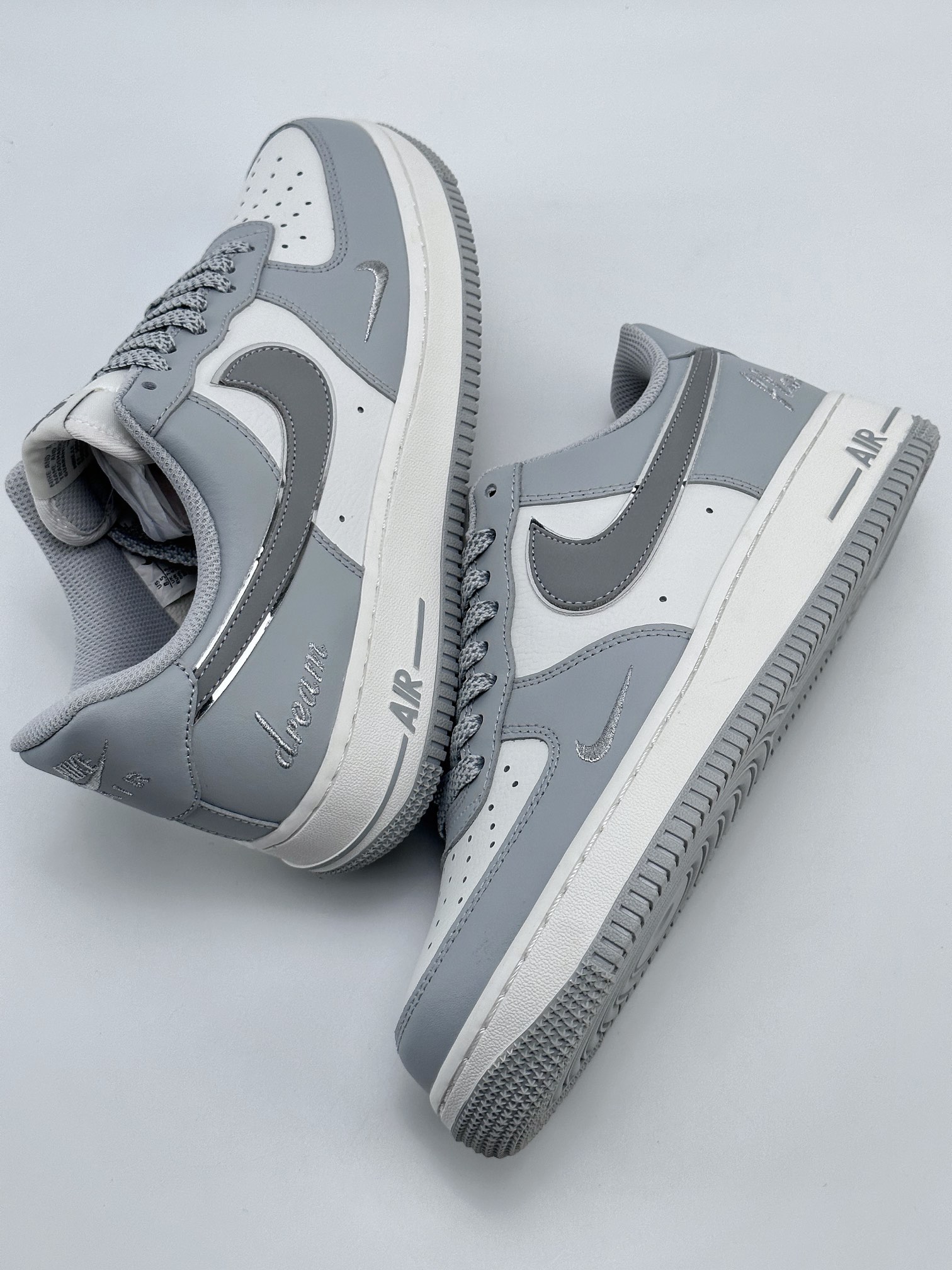 Nike Air Force 1 Low 07 Dream Art Font White Gray KP3069-022