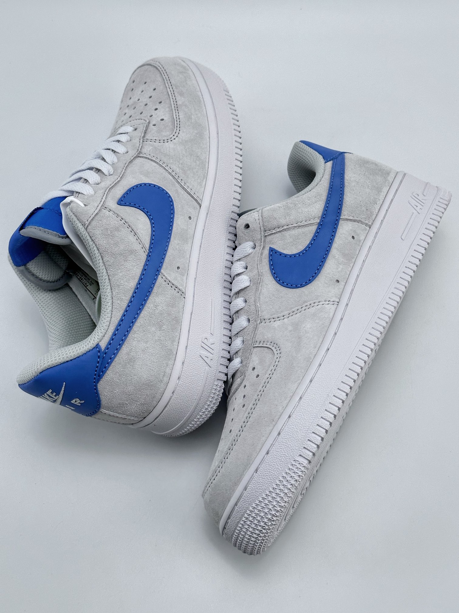 Nike Air Force 1 Low 07 Grey Blue Suede FN7185-423