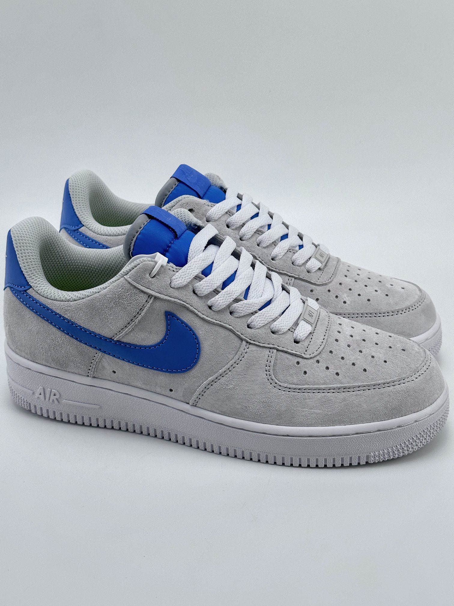 Nike Air Force 1 Low 07 Grey Blue Suede FN7185-423