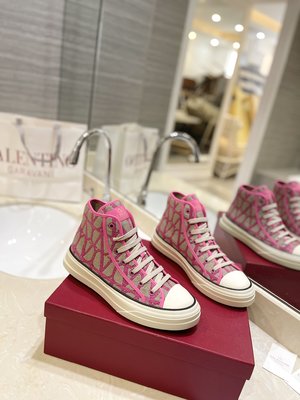 Valentino AAAA Shoes Sneakers Unisex TPU High Tops