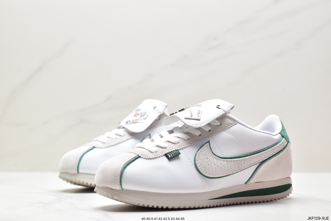 Nike Classic Cortez new color classic Forrest Gump casual running shoes FQ0259-110