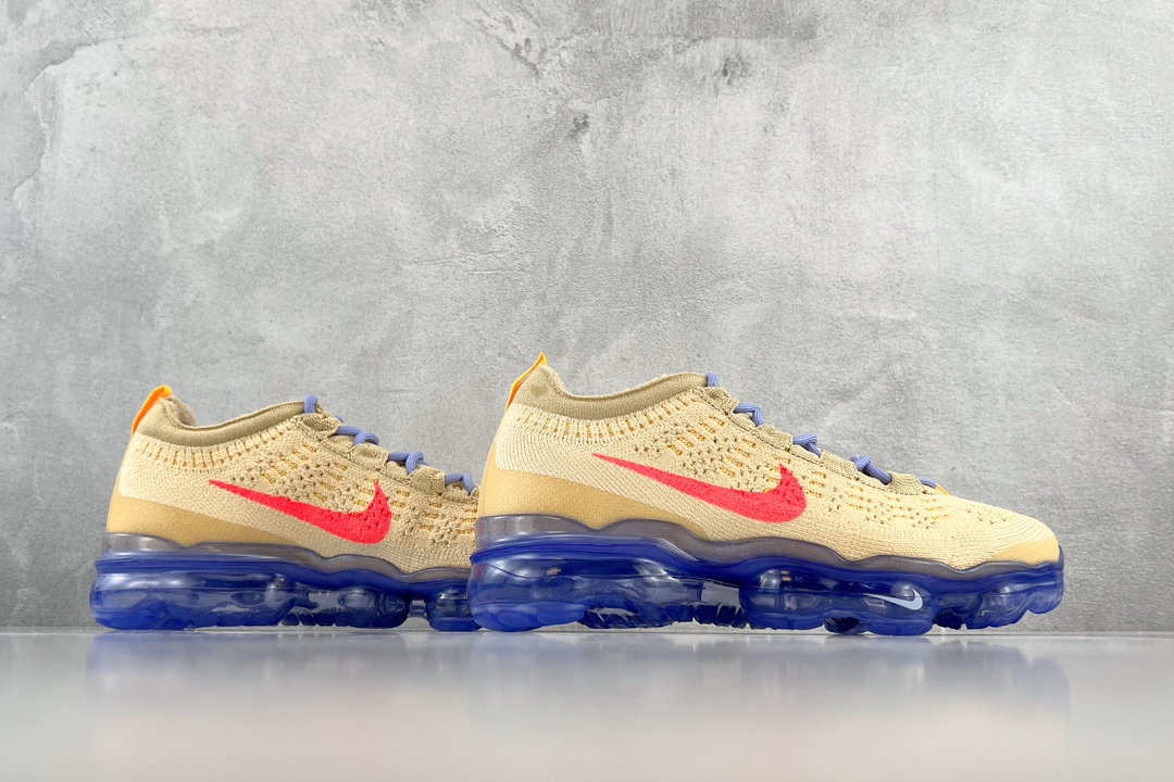 Nike VaporMax 2023 Flvknit ”Pale Vanilla”' Brown Blue DV6840-200