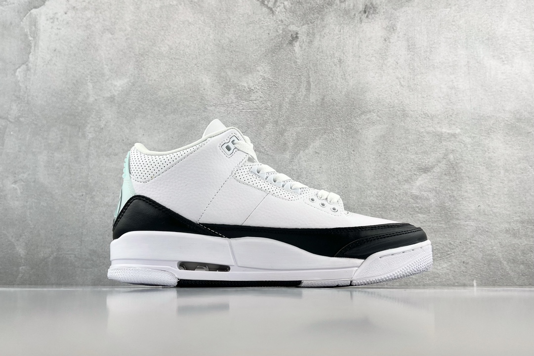 The latest foreign trade batch Fragment Design x Jordan Air Jordan 3 retro spwhite”' Fujiwara Hiroshi black and white DA3595-100