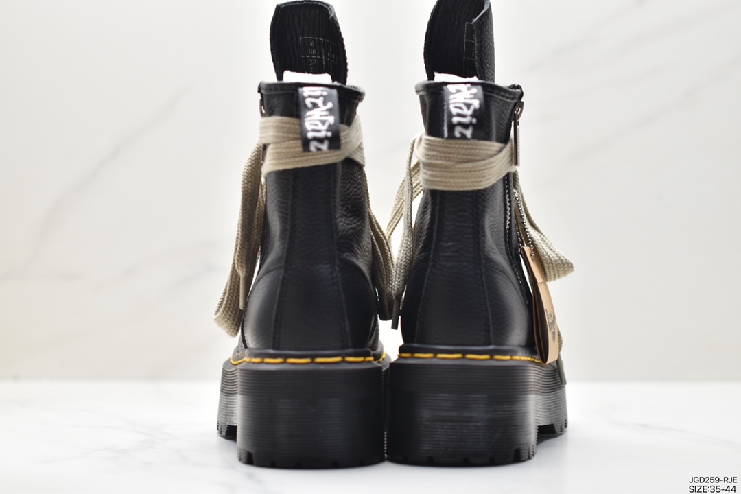 Couple's Dr Martens Dr. Martin leather boots high top Internet celebrity classic British style online must-have Dr. Martens Martin boots