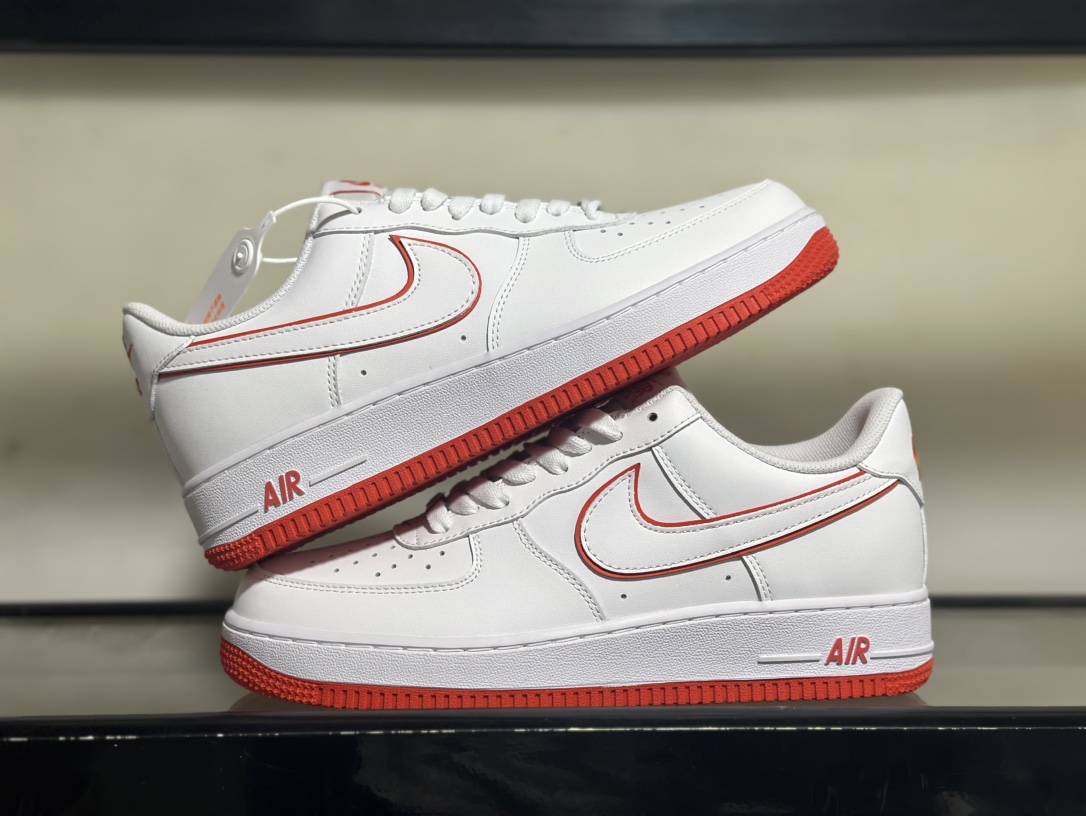 NikeAirForce1Low白红