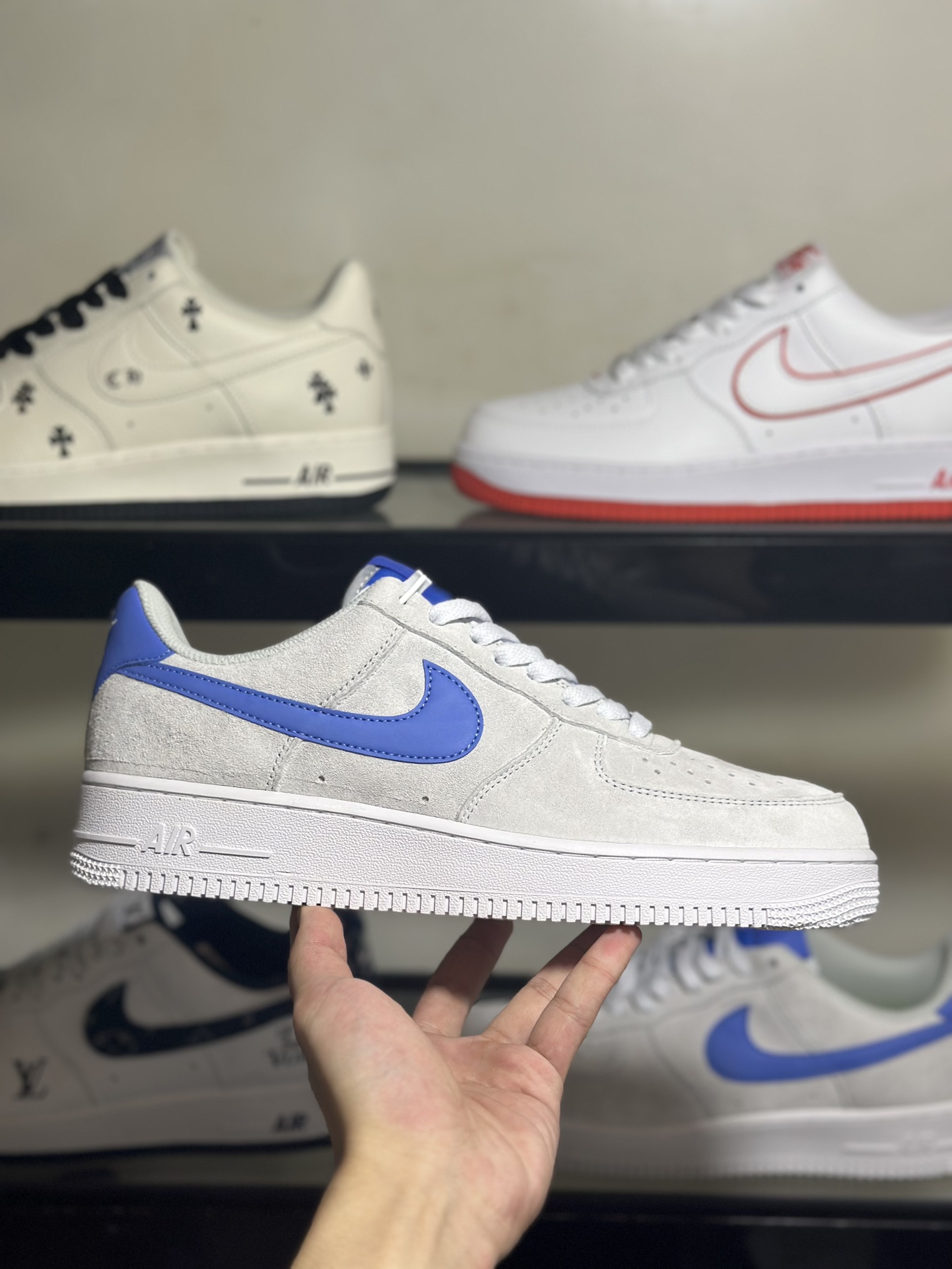 NikeAirForce1Low灰蓝