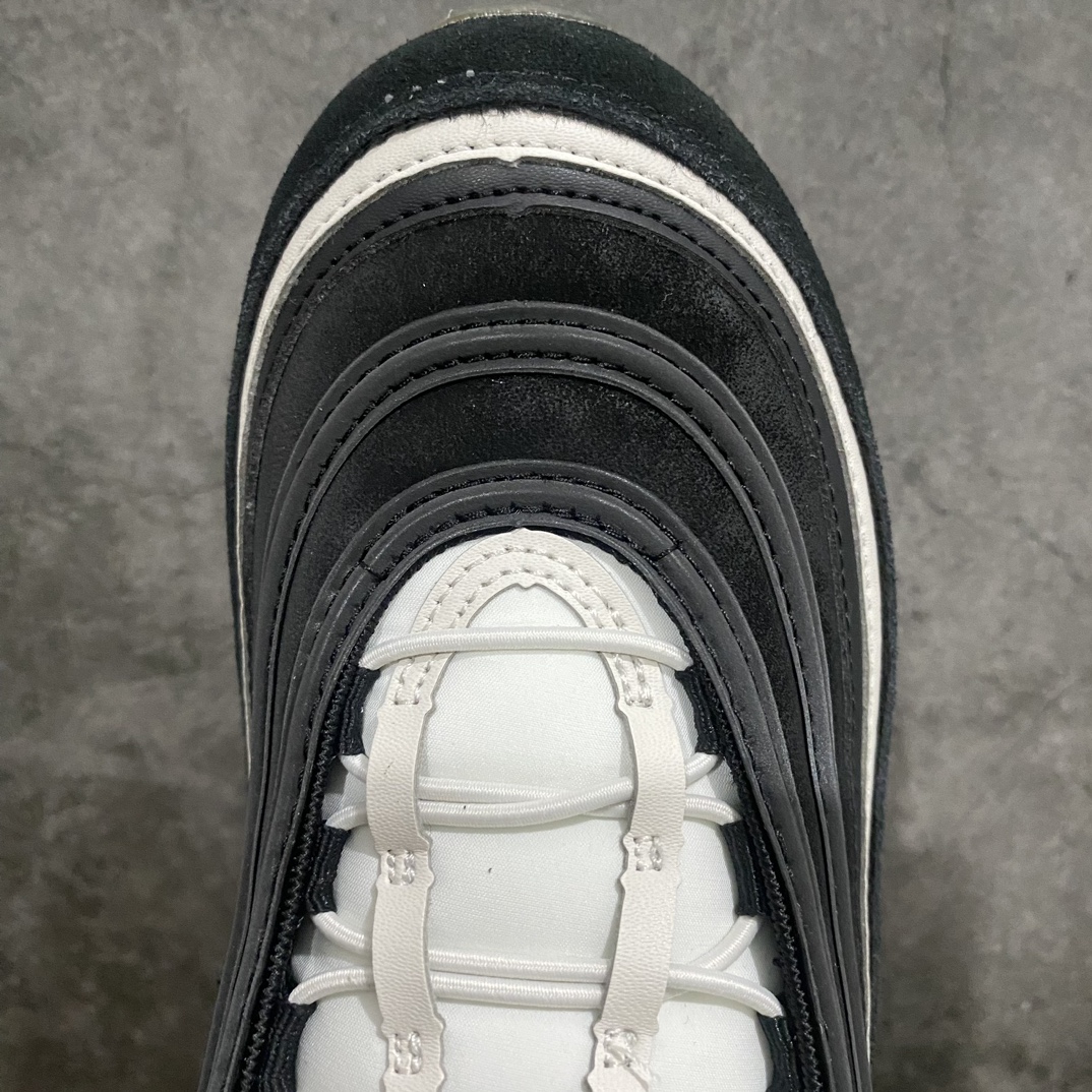 [Pure original] Nike Air Max 97 Premium ”Hangul Day” retro air cushion all-match casual sports jogging shoes ”Black and White Korea Day” DZ5316-010