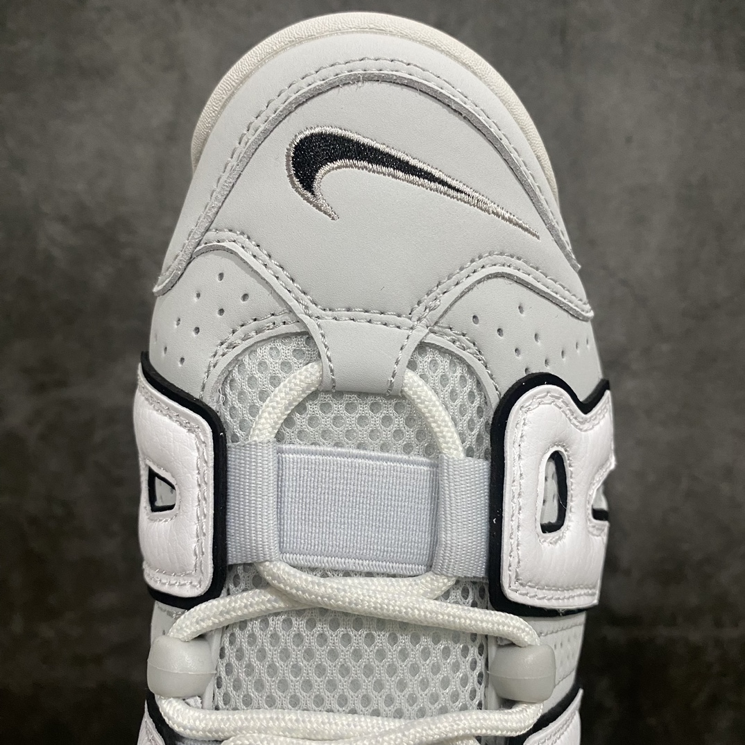 [CK Pure Original] NK Air More Uptempo '96 OG Pippen Big AIR Retro Basketball Shoes Gray and White FB3021-001