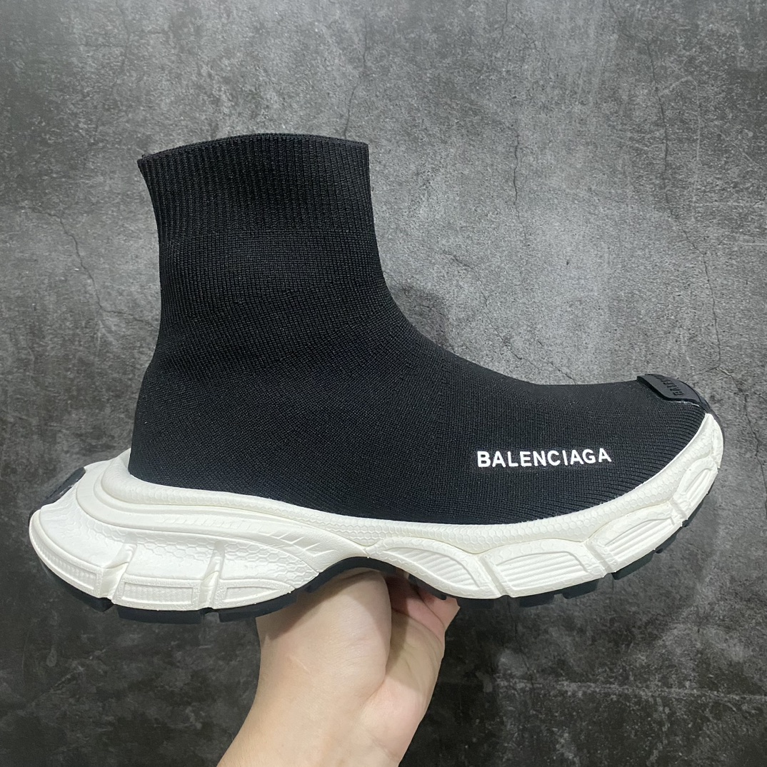 【莞产顶级】BALENCIAGA巴黎世家3XL 袜子鞋✨n复古休闲运动鞋 系列推出探索时尚界对于原创与挪用的概念、以全新系列致敬传承与经典，以标志性Balenciaga廓形和抽象大底，碰撞出诙谐又和谐的新创意、原版一比一做法、鞋面高密度飞织 独家组合大底、正品全套包装n码数：35-44-莆田鞋批发中心