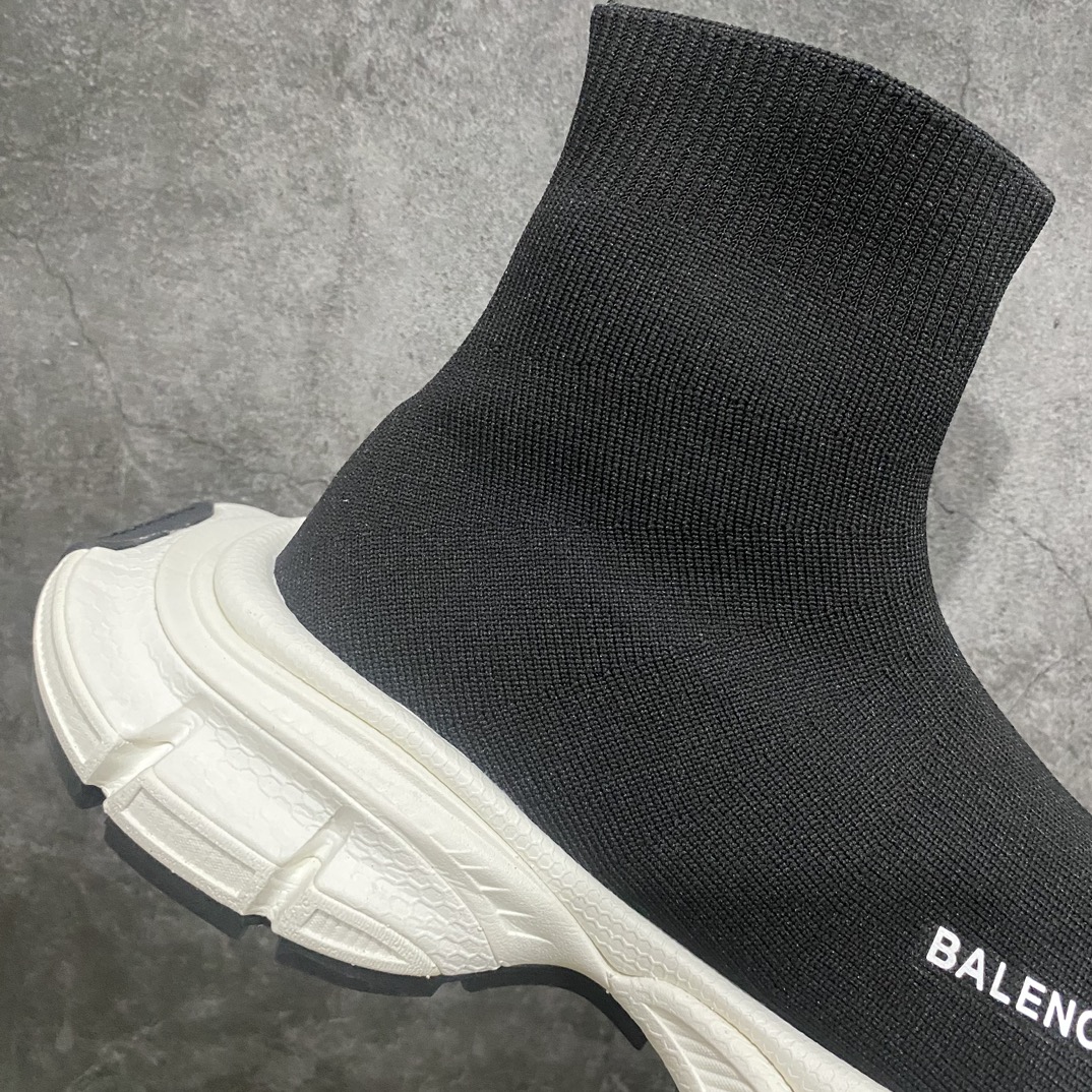 图片[6]-【莞产顶级】BALENCIAGA巴黎世家3XL 袜子鞋✨n复古休闲运动鞋 系列推出探索时尚界对于原创与挪用的概念、以全新系列致敬传承与经典，以标志性Balenciaga廓形和抽象大底，碰撞出诙谐又和谐的新创意、原版一比一做法、鞋面高密度飞织 独家组合大底、正品全套包装n码数：35-44-莆田鞋批发中心