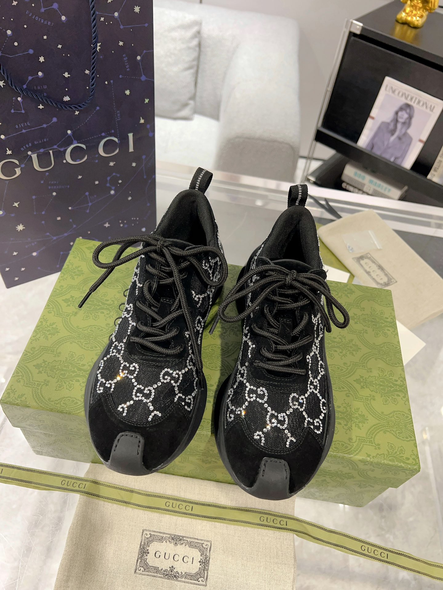 Gucci Kopen Schoenen Sportschoenen Vrouwen Joggingbroek