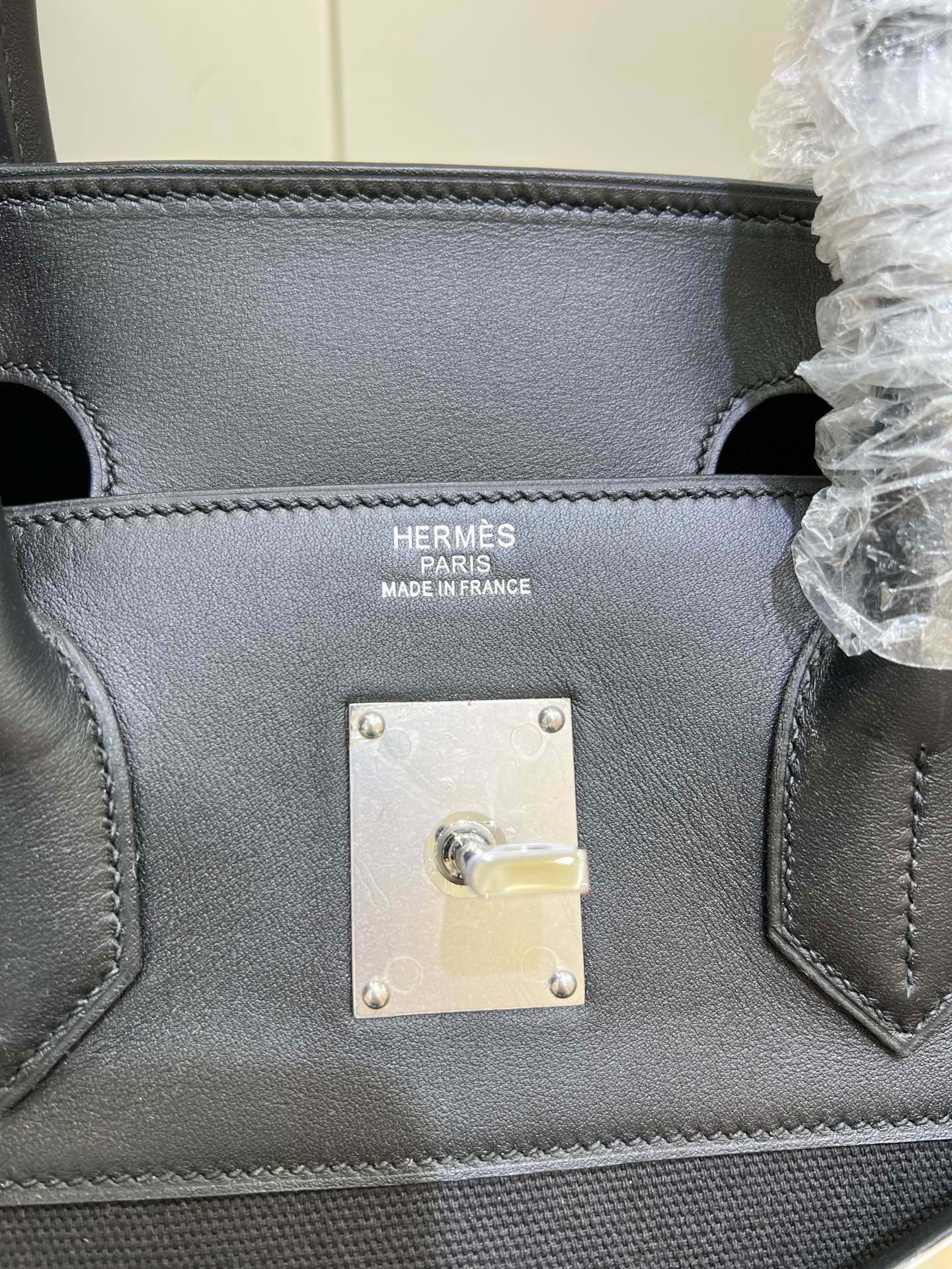 REAL 1:1 HAND-STITCHED HERMES HAC 40 CARGO BIRKIN HANDBAG