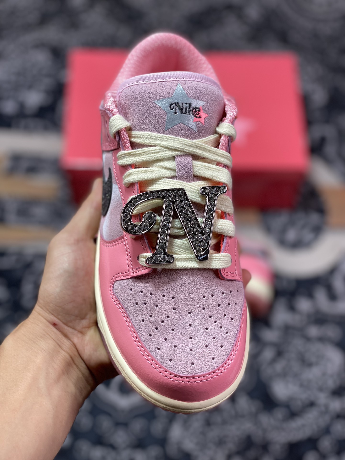 Dunk dunk series low-top casual sports skateboard shoes ”Barbie Pink Foam” 8927-621