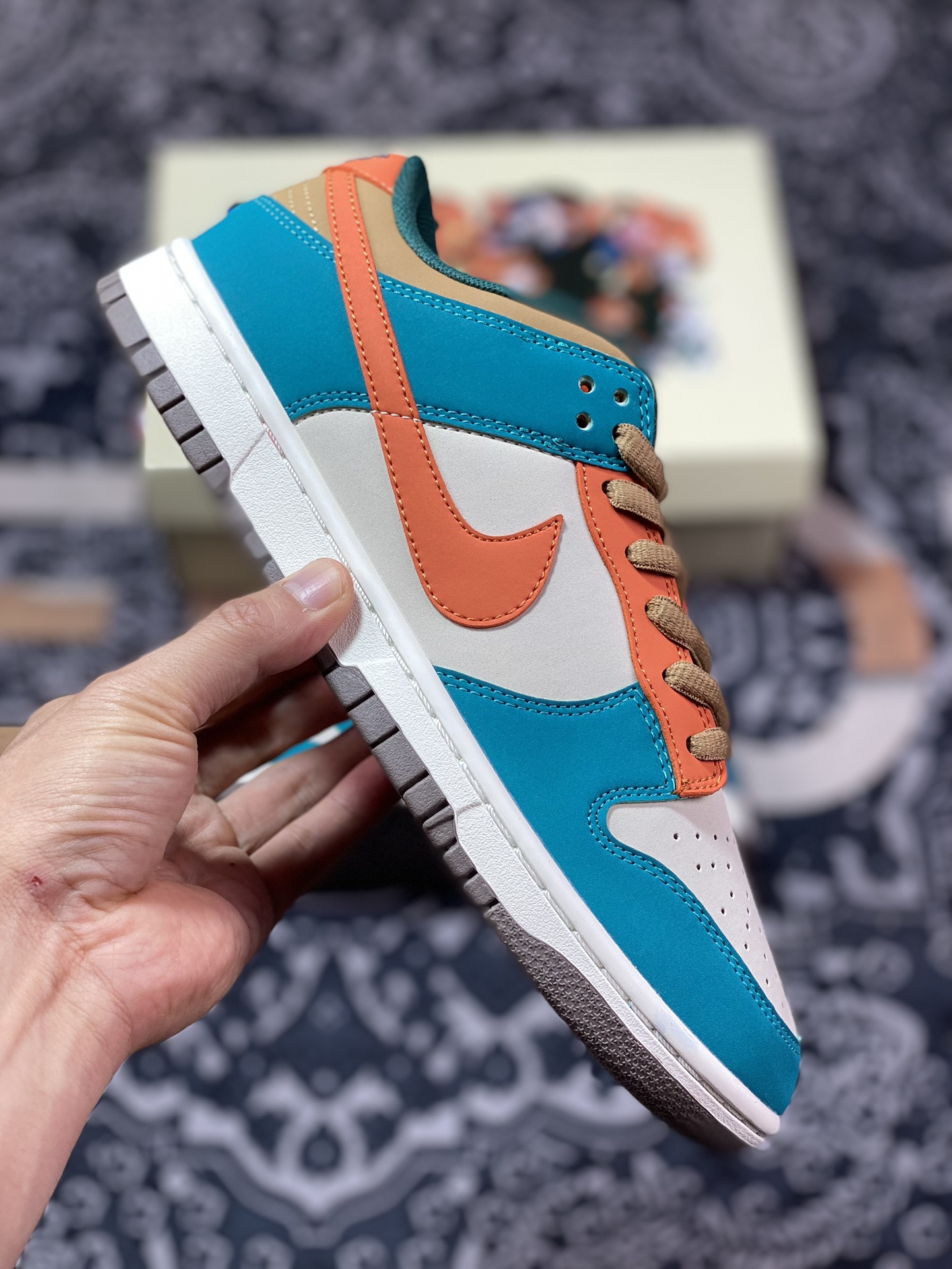 Nike SB Dunk Low ”DRAGON BALL” dunk series low-top casual sports skateboard shoes ”Mihu Green Orange Trunks” GP1255-025