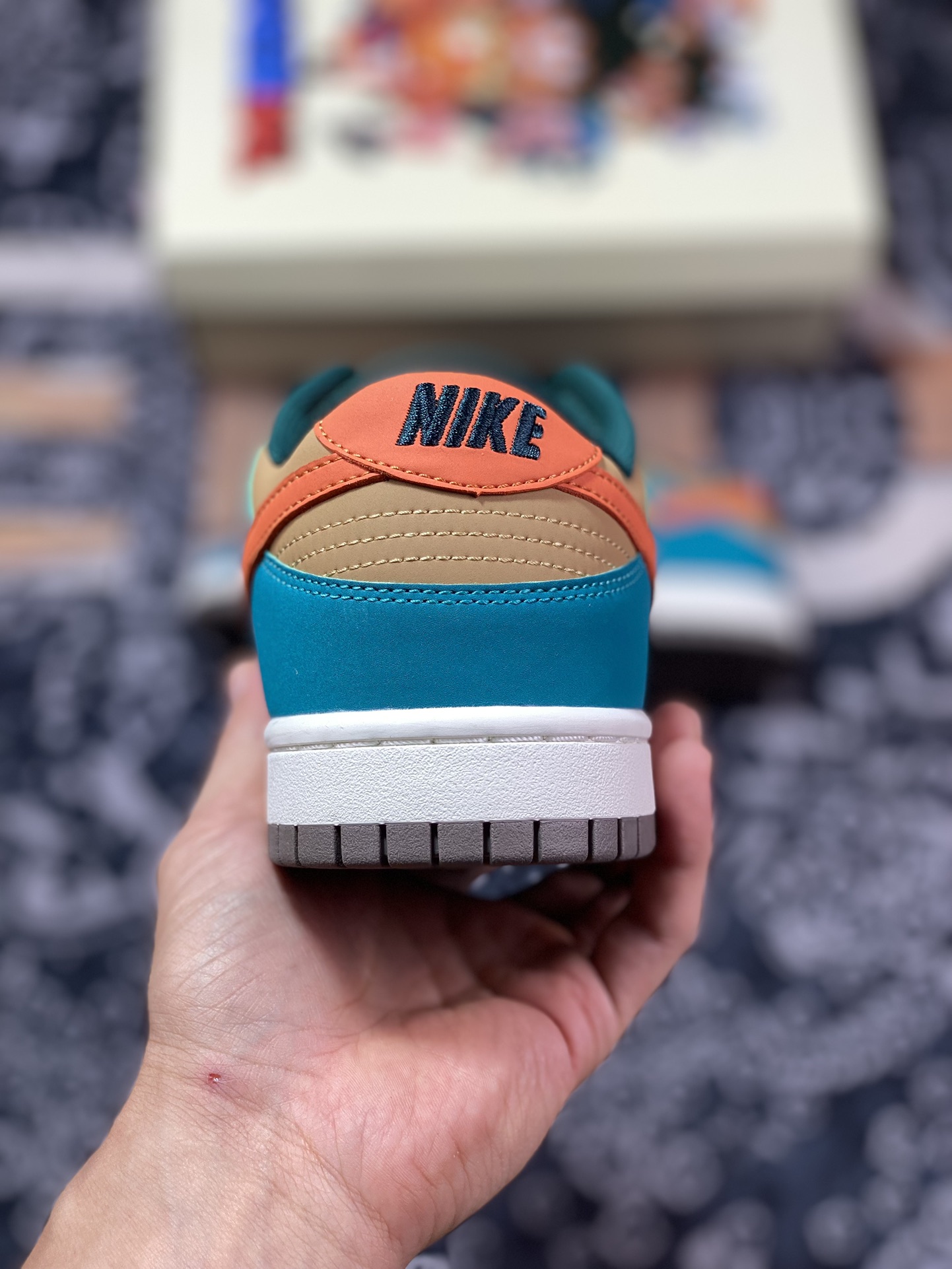 Nike SB Dunk Low ”DRAGON BALL” dunk series low-top casual sports skateboard shoes ”Mihu Green Orange Trunks” GP1255-025