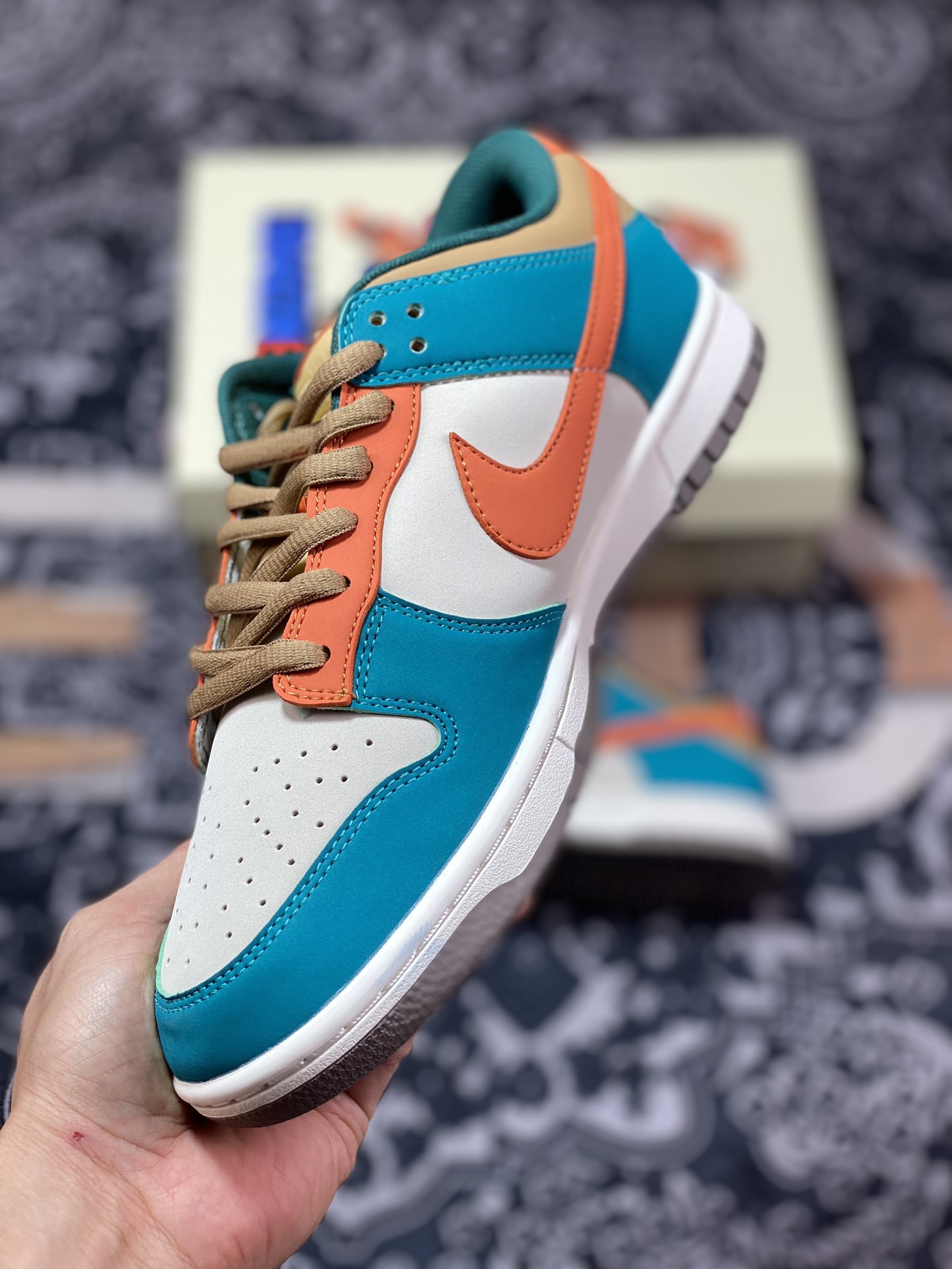 Nike SB Dunk Low ”DRAGON BALL” dunk series low-top casual sports skateboard shoes ”Mihu Green Orange Trunks” GP1255-025