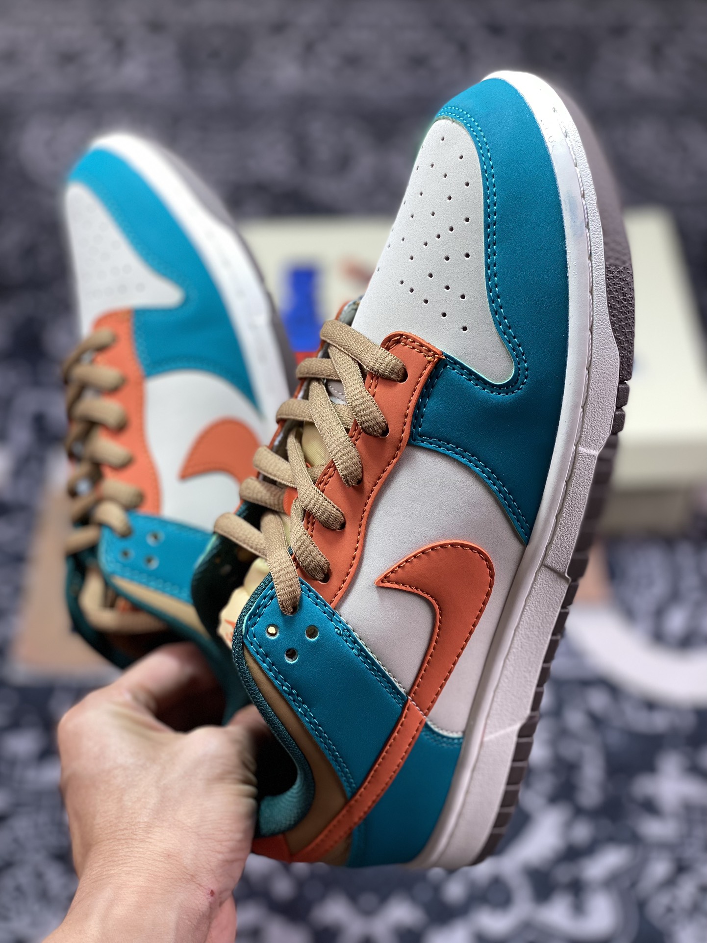 Nike SB Dunk Low ”DRAGON BALL” dunk series low-top casual sports skateboard shoes ”Mihu Green Orange Trunks” GP1255-025