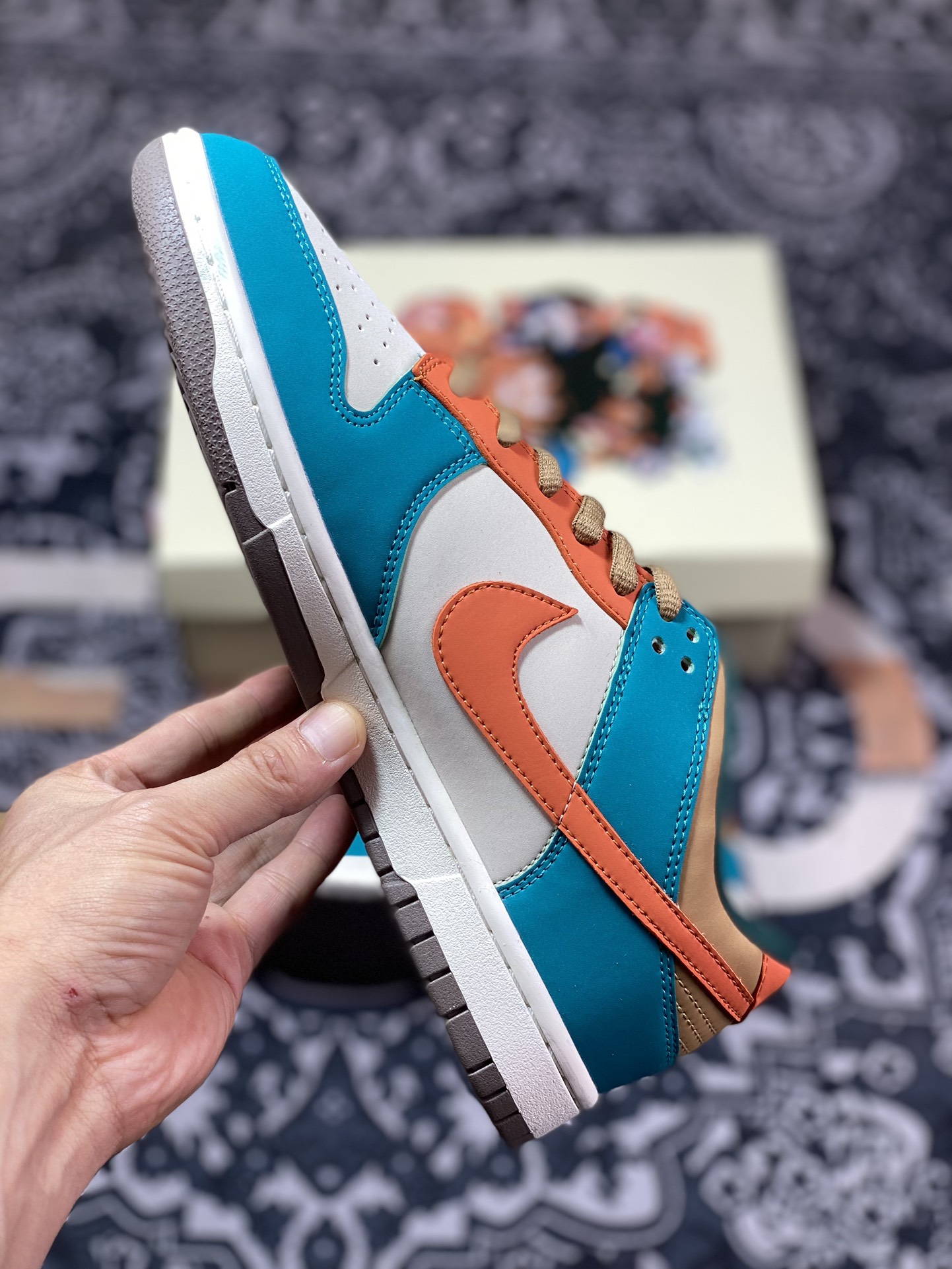 Nike SB Dunk Low ”DRAGON BALL” dunk series low-top casual sports skateboard shoes ”Mihu Green Orange Trunks” GP1255-025