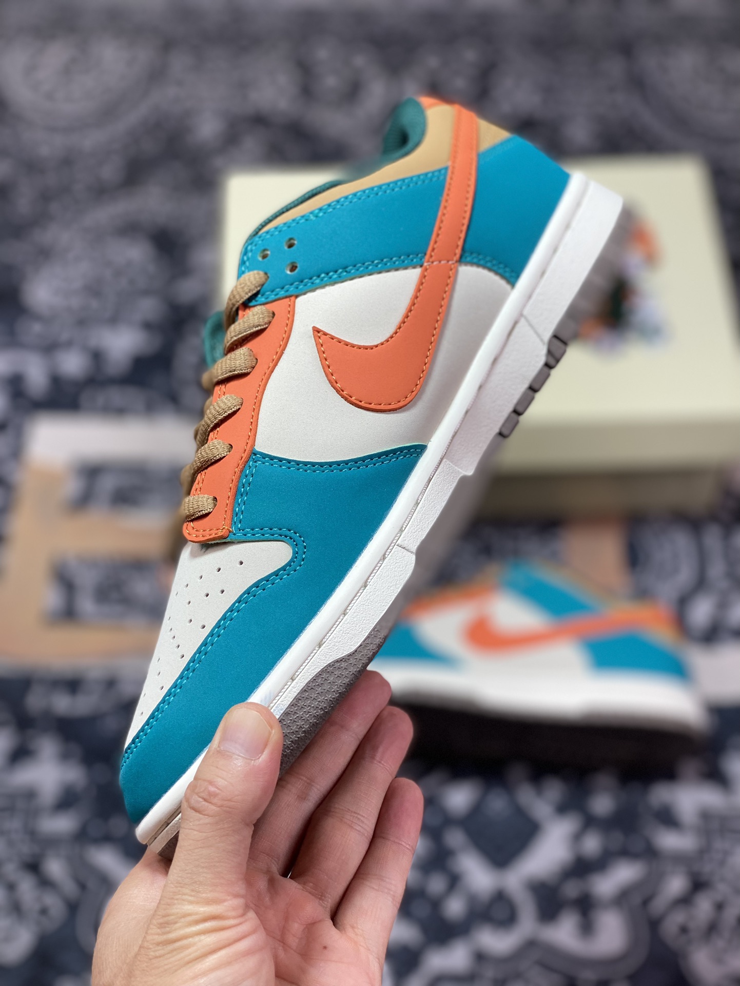 Nike SB Dunk Low ”DRAGON BALL” dunk series low-top casual sports skateboard shoes ”Mihu Green Orange Trunks” GP1255-025