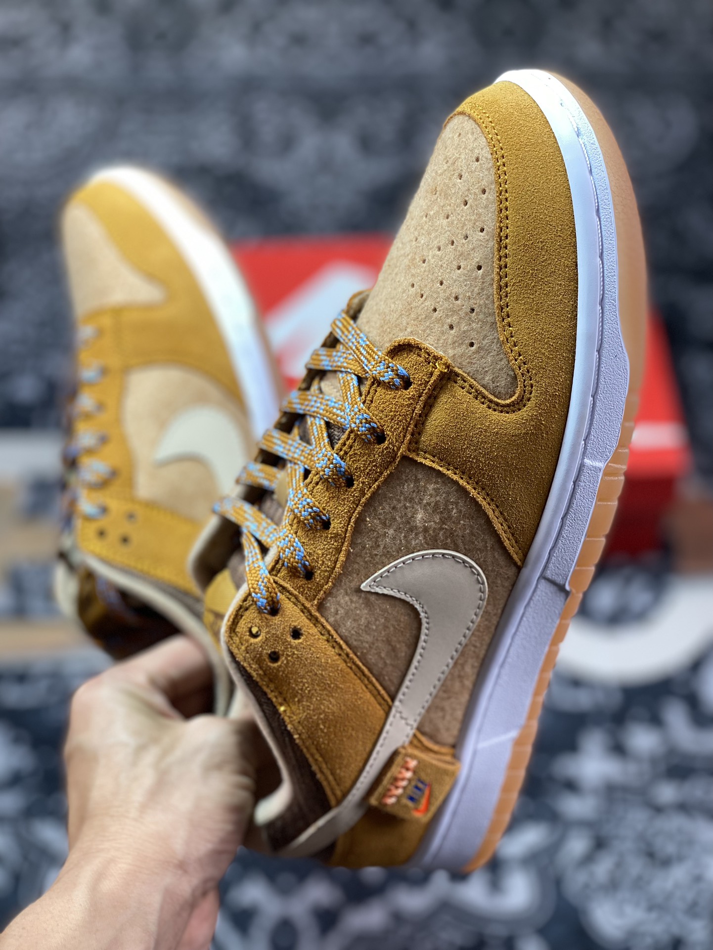 NK Dunk Low ”Teddy Bear” Teddy Bear Brown Low-top Casual Sports Shoes DZ5350-288