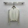 Chanel Clothing Sweatshirts Best Wholesale Replica Black White Embroidery Wool Fall/Winter Collection Vintage
