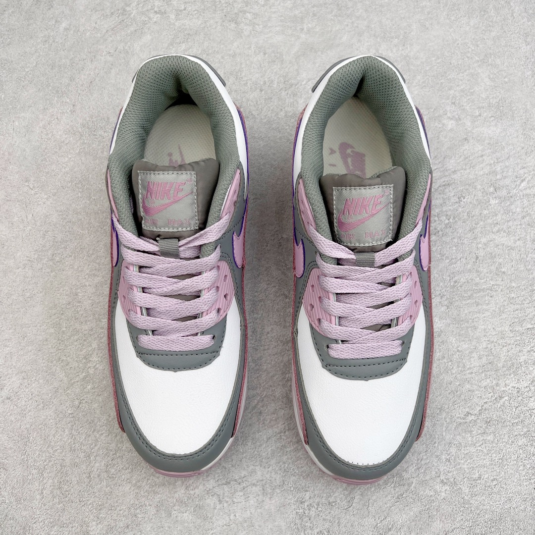 图片[2]-＃MX版 NK Air MAX 90 气垫复古减震跑步鞋 CD6864-002 经典重温 独家陆续补货 外单专供大厂出品 品质稳定 一百余色 终端操作 Air Max 90于1990年推出 来自Air Max系列 在Air Max 1的基础上改进而得 增加了气垫面积 外型上也更为流线 最特別的就是加入了菱纹塑胶嵌板 为Air Max 90增添了许多潮流气息 皮革鞋面 造就出色耐穿性和支撑力 Max Air缓震配置搭配泡棉中底 令Air Max 90轻盈而舒适 华夫格橡胶外底 铸就Air Max 90非凡的抓地力 而Air Max 90不仅是一双跑鞋 它成功跨越了时间的演进 成为了球鞋文化与潮流圈中最熟为人知的鞋款之一 尺码：36 36.5 37.5 38 38.5 39 40 40.5 41 42 42.5 43 44 44.5 45-选品中心