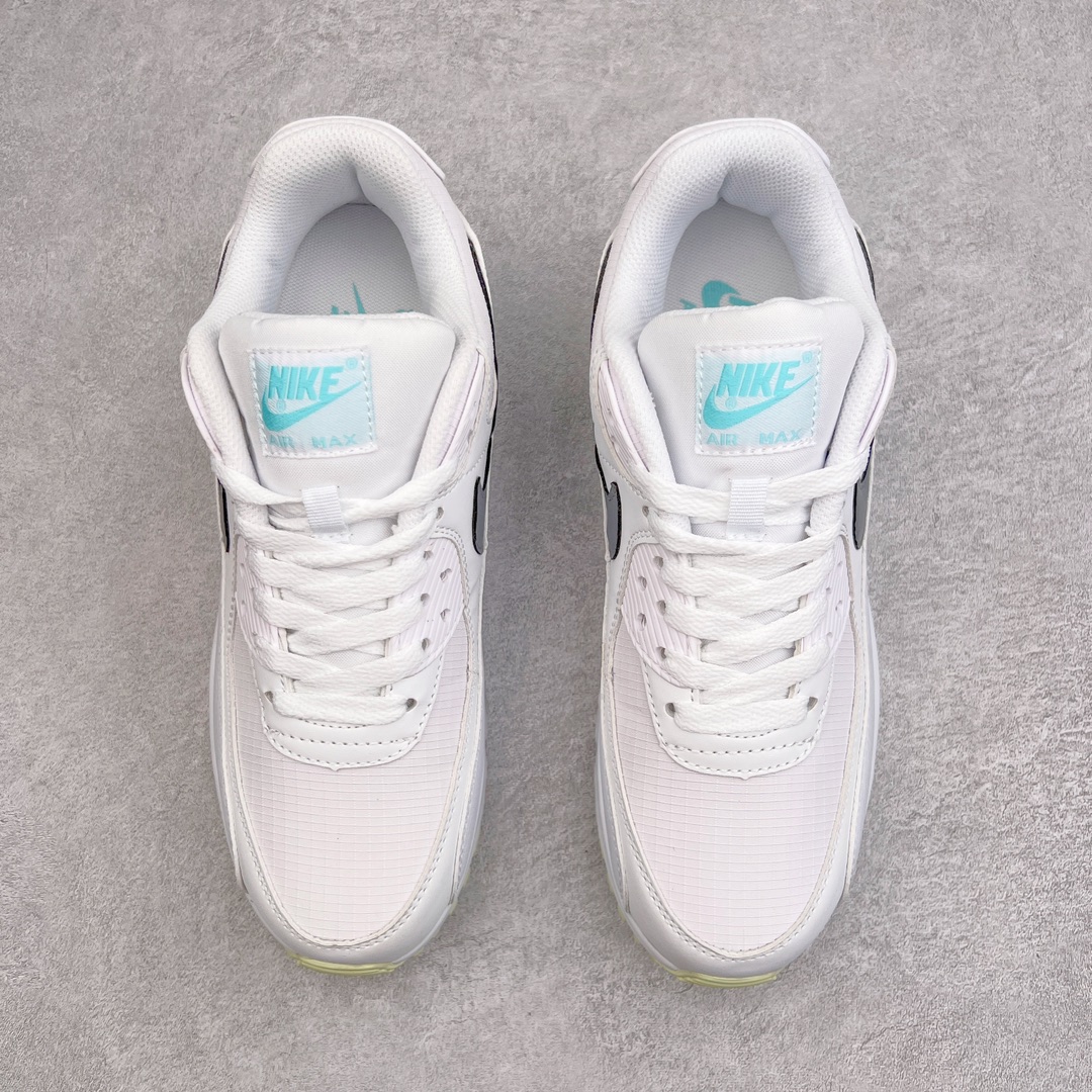 图片[2]-＃MX版 NK Air MAX 90 气垫复古减震跑步鞋 CZ5868-100 经典重温 独家陆续补货 外单专供大厂出品 品质稳定 一百余色 终端操作 Air Max 90于1990年推出 来自Air Max系列 在Air Max 1的基础上改进而得 增加了气垫面积 外型上也更为流线 最特別的就是加入了菱纹塑胶嵌板 为Air Max 90增添了许多潮流气息 皮革鞋面 造就出色耐穿性和支撑力 Max Air缓震配置搭配泡棉中底 令Air Max 90轻盈而舒适 华夫格橡胶外底 铸就Air Max 90非凡的抓地力 而Air Max 90不仅是一双跑鞋 它成功跨越了时间的演进 成为了球鞋文化与潮流圈中最熟为人知的鞋款之一 尺码：36 36.5 37.5 38 38.5 39 40 40.5 41 42 42.5 43 44 44.5 45-选品中心