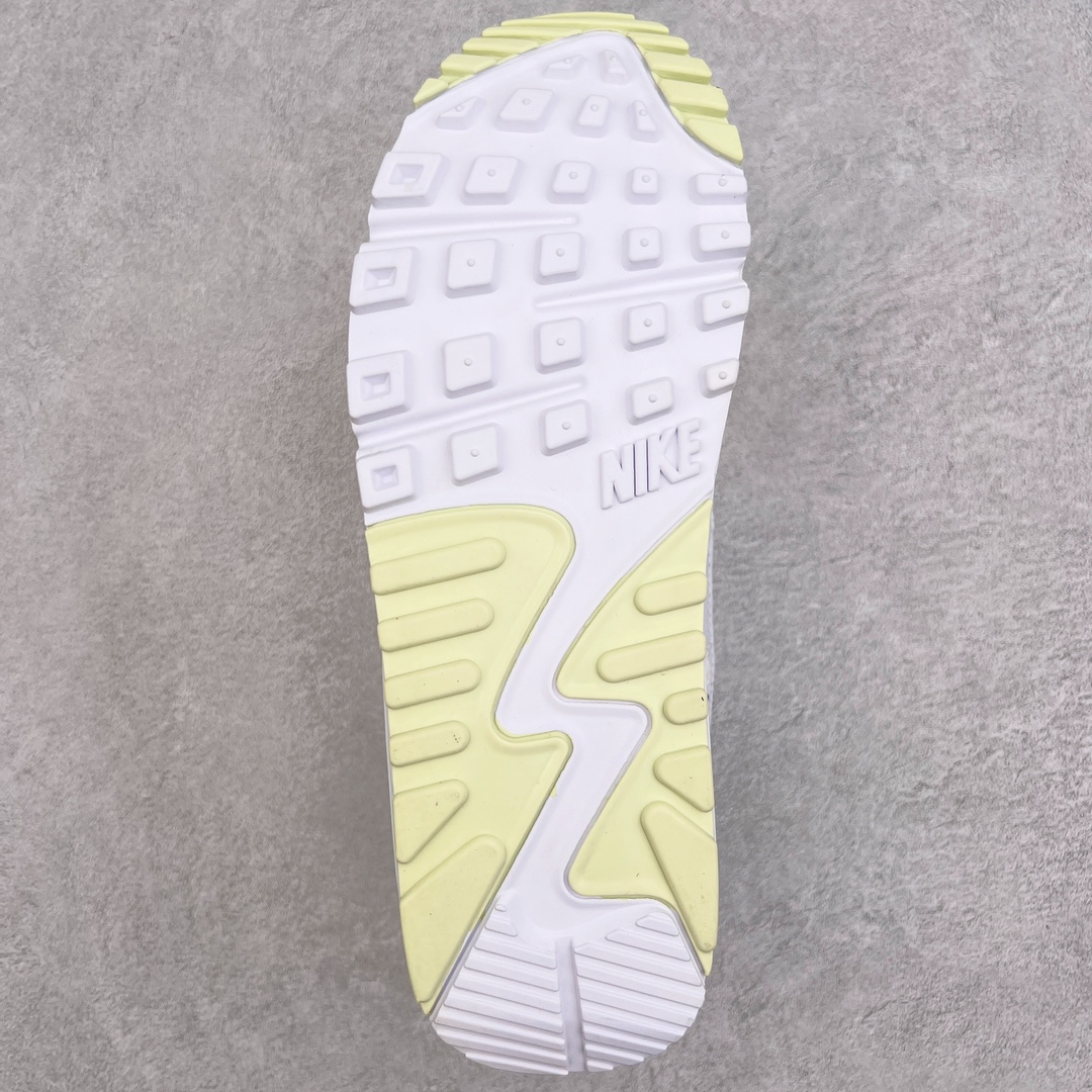 图片[9]-＃MX版 NK Air MAX 90 气垫复古减震跑步鞋 CZ5868-100 经典重温 独家陆续补货 外单专供大厂出品 品质稳定 一百余色 终端操作 Air Max 90于1990年推出 来自Air Max系列 在Air Max 1的基础上改进而得 增加了气垫面积 外型上也更为流线 最特別的就是加入了菱纹塑胶嵌板 为Air Max 90增添了许多潮流气息 皮革鞋面 造就出色耐穿性和支撑力 Max Air缓震配置搭配泡棉中底 令Air Max 90轻盈而舒适 华夫格橡胶外底 铸就Air Max 90非凡的抓地力 而Air Max 90不仅是一双跑鞋 它成功跨越了时间的演进 成为了球鞋文化与潮流圈中最熟为人知的鞋款之一 尺码：36 36.5 37.5 38 38.5 39 40 40.5 41 42 42.5 43 44 44.5 45-选品中心