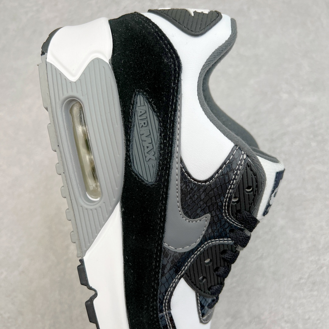 图片[6]-＃MX版 NK Air MAX 90 气垫复古减震跑步鞋 CD0916-100 经典重温 独家陆续补货 外单专供大厂出品 品质稳定 一百余色 终端操作 Air Max 90于1990年推出 来自Air Max系列 在Air Max 1的基础上改进而得 增加了气垫面积 外型上也更为流线 最特別的就是加入了菱纹塑胶嵌板 为Air Max 90增添了许多潮流气息 皮革鞋面 造就出色耐穿性和支撑力 Max Air缓震配置搭配泡棉中底 令Air Max 90轻盈而舒适 华夫格橡胶外底 铸就Air Max 90非凡的抓地力 而Air Max 90不仅是一双跑鞋 它成功跨越了时间的演进 成为了球鞋文化与潮流圈中最熟为人知的鞋款之一 尺码：36 36.5 37.5 38 38.5 39 40 40.5 41 42 42.5 43 44 44.5 45-选品中心