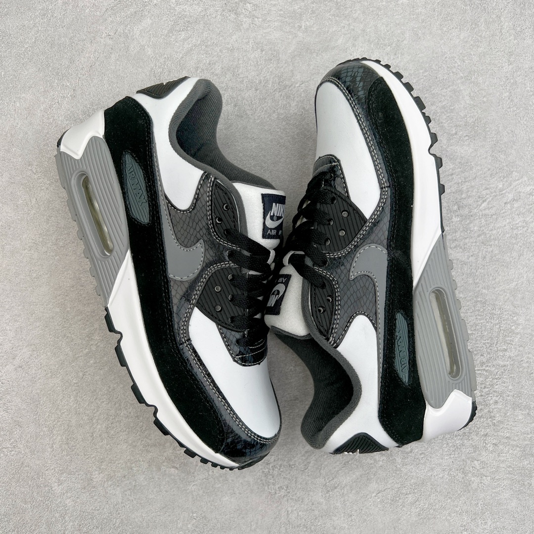 图片[3]-＃MX版 NK Air MAX 90 气垫复古减震跑步鞋 CD0916-100 经典重温 独家陆续补货 外单专供大厂出品 品质稳定 一百余色 终端操作 Air Max 90于1990年推出 来自Air Max系列 在Air Max 1的基础上改进而得 增加了气垫面积 外型上也更为流线 最特別的就是加入了菱纹塑胶嵌板 为Air Max 90增添了许多潮流气息 皮革鞋面 造就出色耐穿性和支撑力 Max Air缓震配置搭配泡棉中底 令Air Max 90轻盈而舒适 华夫格橡胶外底 铸就Air Max 90非凡的抓地力 而Air Max 90不仅是一双跑鞋 它成功跨越了时间的演进 成为了球鞋文化与潮流圈中最熟为人知的鞋款之一 尺码：36 36.5 37.5 38 38.5 39 40 40.5 41 42 42.5 43 44 44.5 45-选品中心