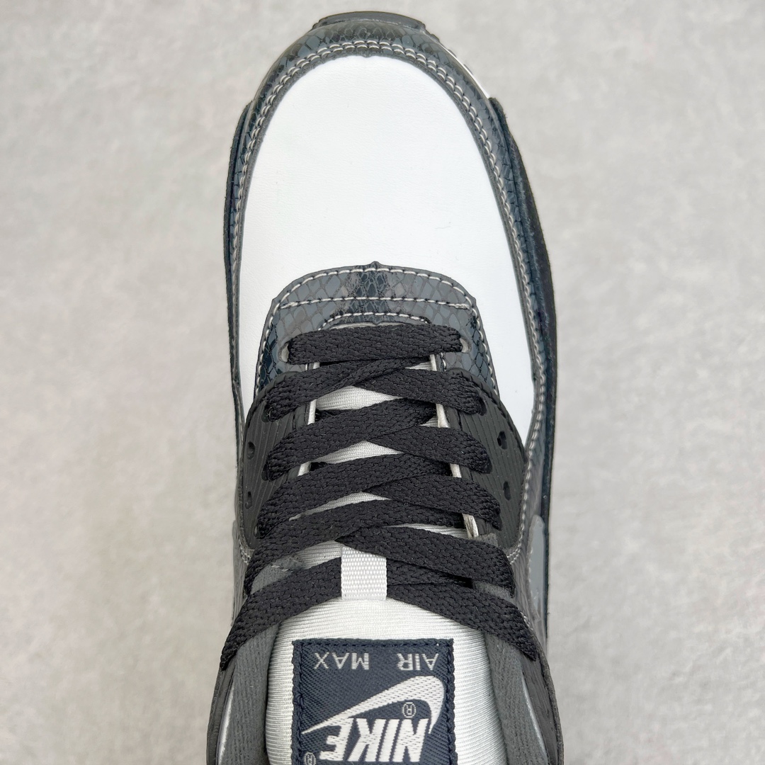 图片[4]-＃MX版 NK Air MAX 90 气垫复古减震跑步鞋 CD0916-100 经典重温 独家陆续补货 外单专供大厂出品 品质稳定 一百余色 终端操作 Air Max 90于1990年推出 来自Air Max系列 在Air Max 1的基础上改进而得 增加了气垫面积 外型上也更为流线 最特別的就是加入了菱纹塑胶嵌板 为Air Max 90增添了许多潮流气息 皮革鞋面 造就出色耐穿性和支撑力 Max Air缓震配置搭配泡棉中底 令Air Max 90轻盈而舒适 华夫格橡胶外底 铸就Air Max 90非凡的抓地力 而Air Max 90不仅是一双跑鞋 它成功跨越了时间的演进 成为了球鞋文化与潮流圈中最熟为人知的鞋款之一 尺码：36 36.5 37.5 38 38.5 39 40 40.5 41 42 42.5 43 44 44.5 45-选品中心