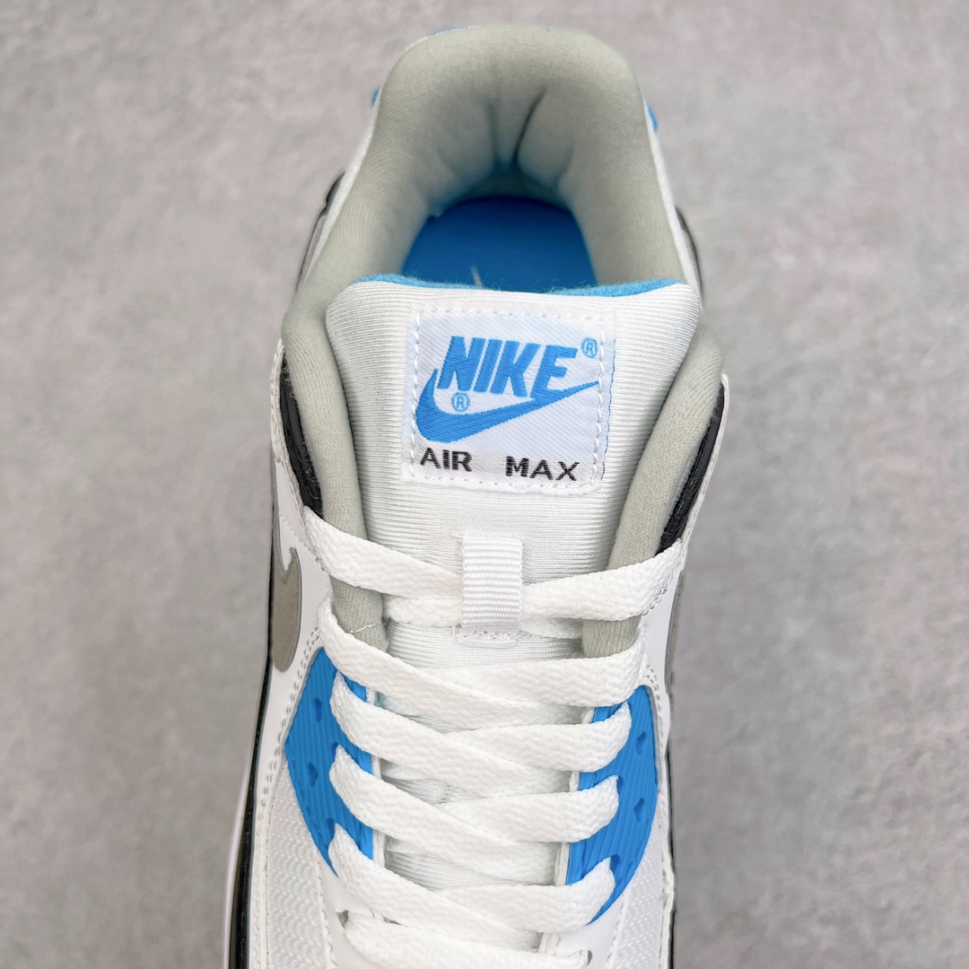 图片[5]-＃MX版 NK Air MAX 90 气垫复古减震跑步鞋 CJ6799-100 经典重温 独家陆续补货 外单专供大厂出品 品质稳定 一百余色 终端操作 Air Max 90于1990年推出 来自Air Max系列 在Air Max 1的基础上改进而得 增加了气垫面积 外型上也更为流线 最特別的就是加入了菱纹塑胶嵌板 为Air Max 90增添了许多潮流气息 皮革鞋面 造就出色耐穿性和支撑力 Max Air缓震配置搭配泡棉中底 令Air Max 90轻盈而舒适 华夫格橡胶外底 铸就Air Max 90非凡的抓地力 而Air Max 90不仅是一双跑鞋 它成功跨越了时间的演进 成为了球鞋文化与潮流圈中最熟为人知的鞋款之一 尺码：36 36.5 37.5 38 38.5 39 40 40.5 41 42 42.5 43 44 44.5 45-选品中心