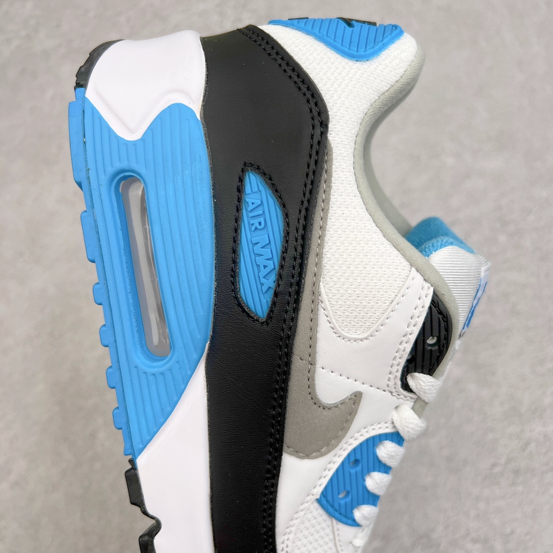 图片[6]-＃MX版 NK Air MAX 90 气垫复古减震跑步鞋 CJ6799-100 经典重温 独家陆续补货 外单专供大厂出品 品质稳定 一百余色 终端操作 Air Max 90于1990年推出 来自Air Max系列 在Air Max 1的基础上改进而得 增加了气垫面积 外型上也更为流线 最特別的就是加入了菱纹塑胶嵌板 为Air Max 90增添了许多潮流气息 皮革鞋面 造就出色耐穿性和支撑力 Max Air缓震配置搭配泡棉中底 令Air Max 90轻盈而舒适 华夫格橡胶外底 铸就Air Max 90非凡的抓地力 而Air Max 90不仅是一双跑鞋 它成功跨越了时间的演进 成为了球鞋文化与潮流圈中最熟为人知的鞋款之一 尺码：36 36.5 37.5 38 38.5 39 40 40.5 41 42 42.5 43 44 44.5 45-选品中心