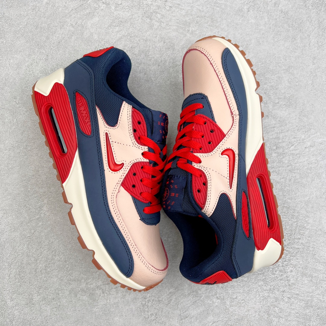 图片[3]-＃MX版 NK Air MAX 90 气垫复古减震跑步鞋 CJ0611-101 经典重温 独家陆续补货 外单专供大厂出品 品质稳定 一百余色 终端操作 Air Max 90于1990年推出 来自Air Max系列 在Air Max 1的基础上改进而得 增加了气垫面积 外型上也更为流线 最特別的就是加入了菱纹塑胶嵌板 为Air Max 90增添了许多潮流气息 皮革鞋面 造就出色耐穿性和支撑力 Max Air缓震配置搭配泡棉中底 令Air Max 90轻盈而舒适 华夫格橡胶外底 铸就Air Max 90非凡的抓地力 而Air Max 90不仅是一双跑鞋 它成功跨越了时间的演进 成为了球鞋文化与潮流圈中最熟为人知的鞋款之一 尺码：36 36.5 37.5 38 38.5 39 40 40.5 41 42 42.5 43 44 44.5 45-选品中心