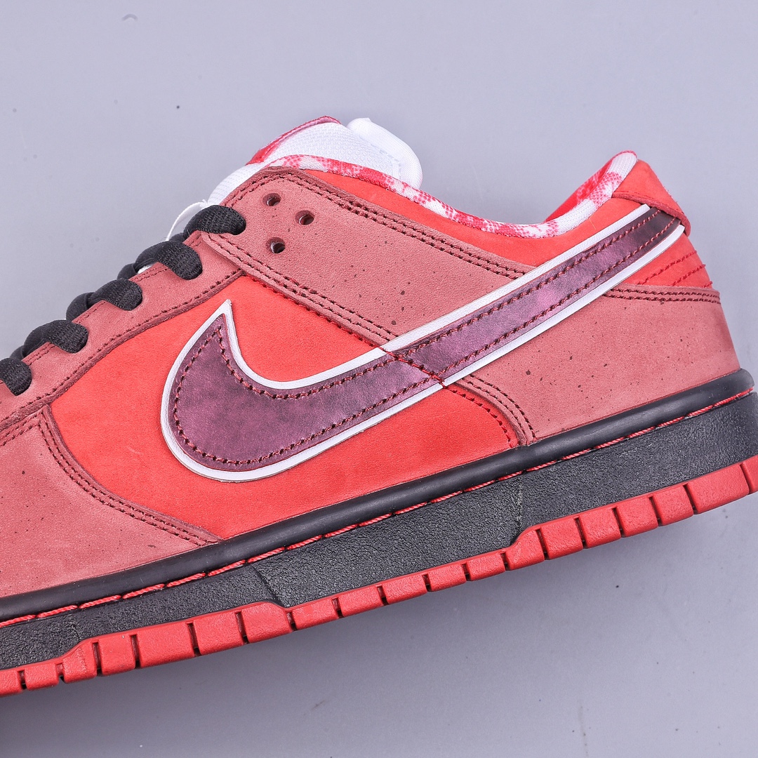 320 ZY Concepts x SB Dunk Low ”Red Lobster“ 红龙虾 联名配色低帮板鞋 313170-661