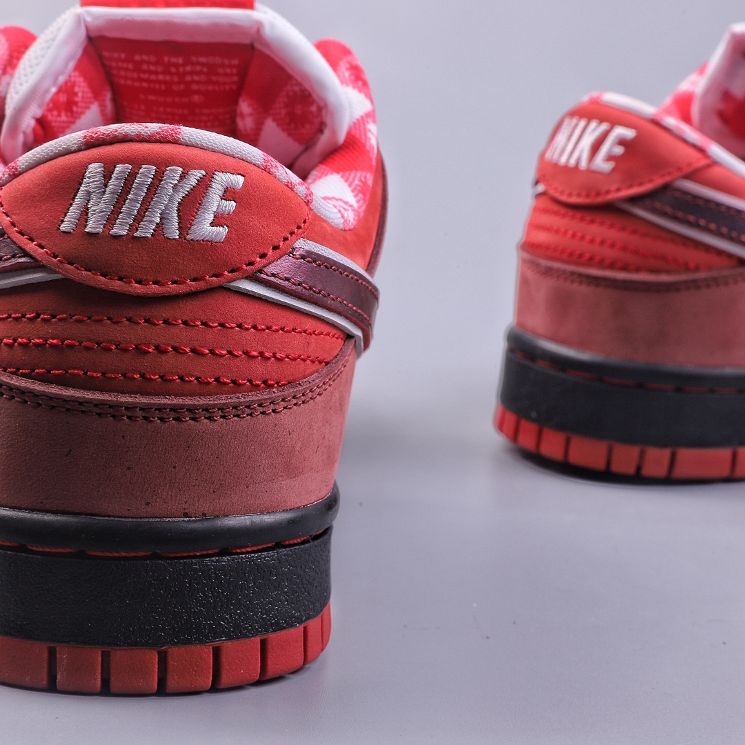 320 ZY Concepts x SB Dunk Low ”Red Lobster“ 红龙虾 联名配色低帮板鞋 313170-661