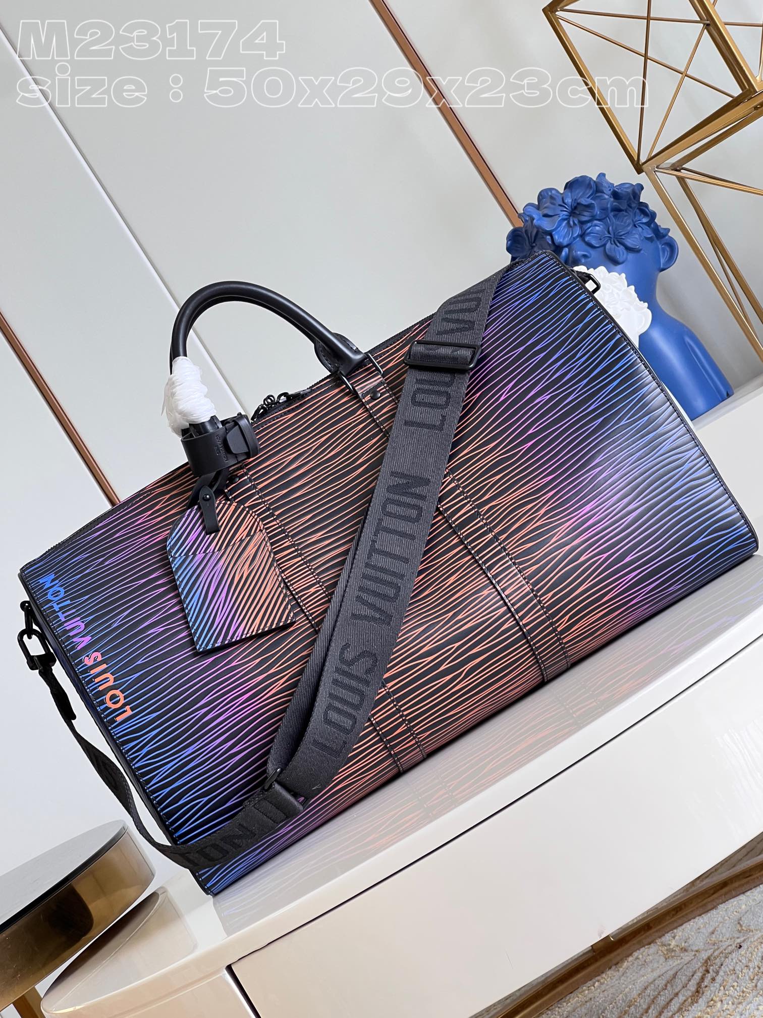 Louis Vuitton LV Keepall Travel Bags Epi Cowhide M23174