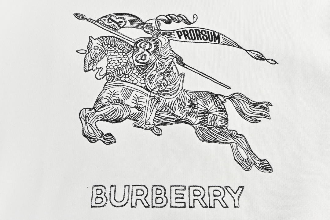 Burberry/巴宝莉 23Fw 战马刺绣圆领卫衣