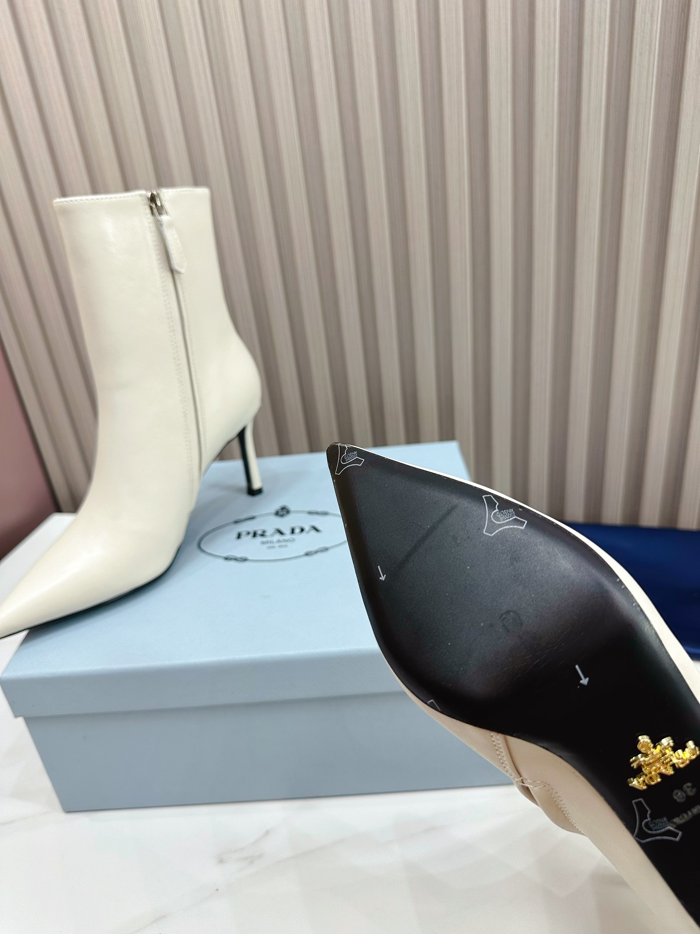 fábrica 2023 SSS relanza las últimas botas largas y cortas de Prada, sandalias zapatos individuales,