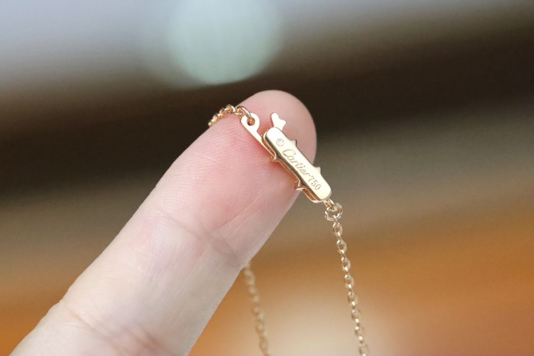 Cartier Cartier/卡地亚 玫瑰金 圆饼锁骨项链
