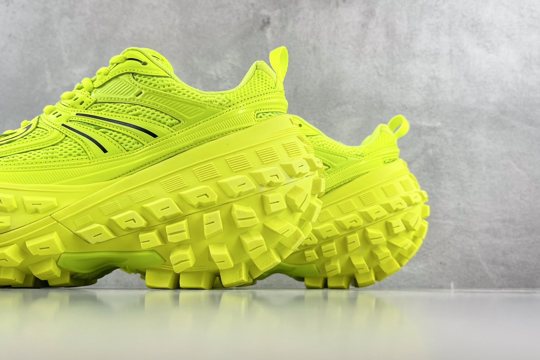 Balenciaca Parisian family Defender tire shoes fluorescent yellow 685613W2RAB7510